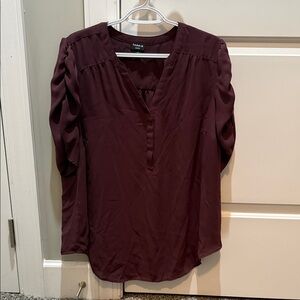 Torrid Women's Deep Burgundy Blouse